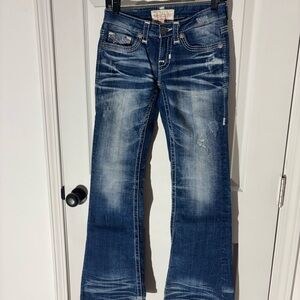 Big Star Women's Boot Cut Jeans in Deep Indigo